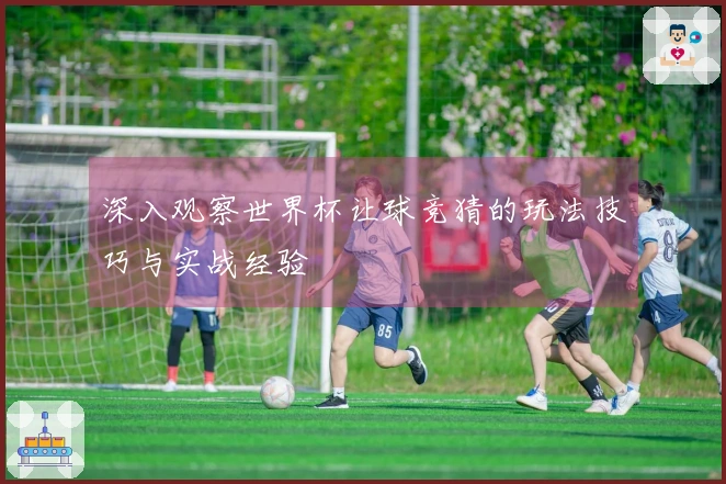 深入观察世界杯让球竞猜的玩法技巧与实战经验