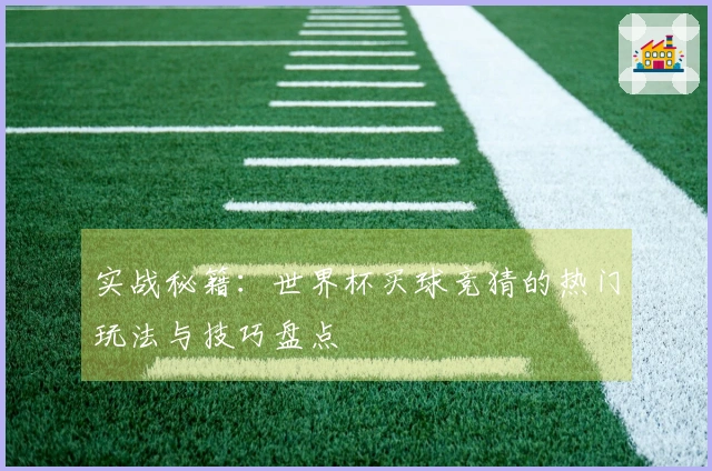 实战秘籍：世界杯买球竞猜的热门玩法与技巧盘点
